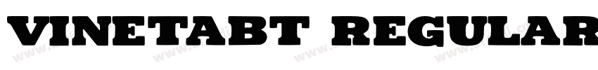 VinetaBT Regular字体转换